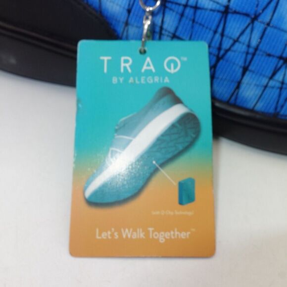 NEW Alegria Traq Qest Lace Up Smart Walking Shoes Blue Size 40 Women's 9.5-10 - Picture 2 of 11